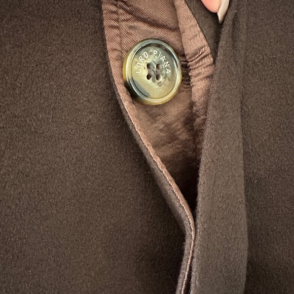 LORO PIANA: Storm System  - Long Jacket 💯% Cashmere Sz: Large - Picture 6 of 16